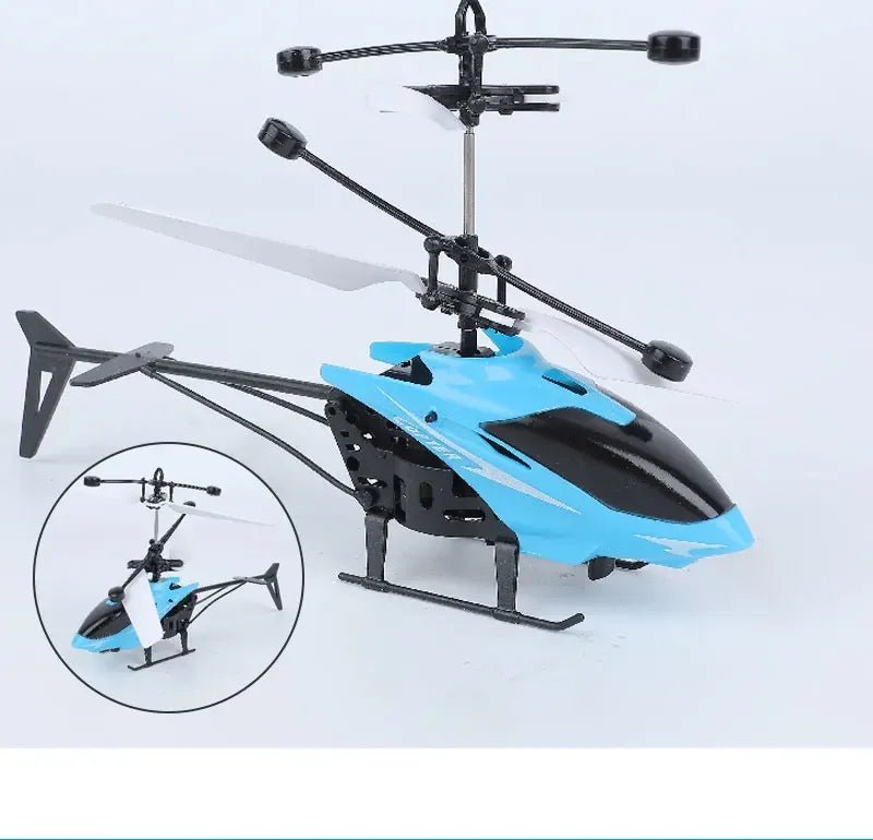 Rechargeable Mini RC Drone Remote Safe Fall - resistant RC Helicopters Drone Children Toys(No remote control battery) - Walmarkettt.com