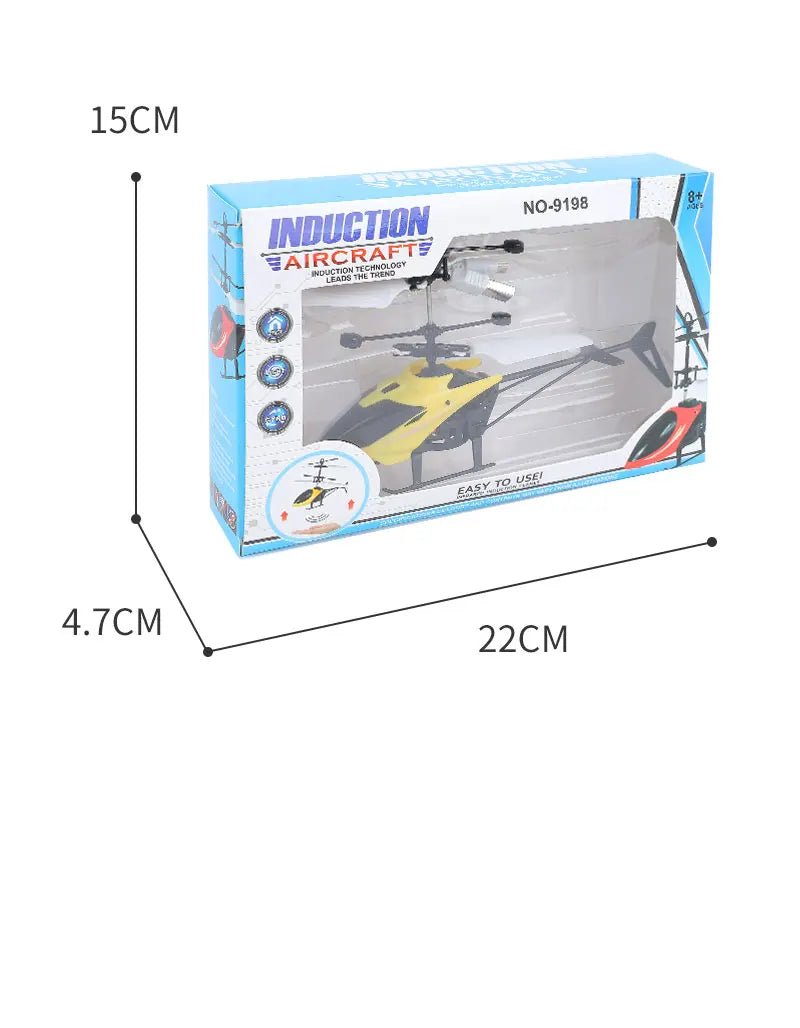 Rechargeable Mini RC Drone Remote Safe Fall - resistant RC Helicopters Drone Children Toys(No remote control battery) - Walmarkettt.com