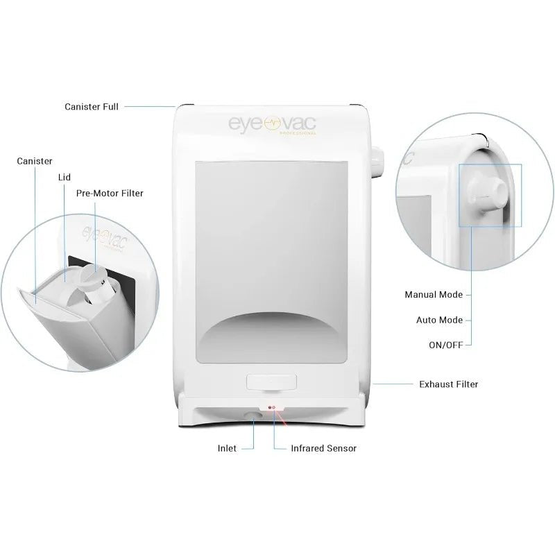 Touchless Vacuum Automatic Dustpan - Ultra Fast & Powerful - Great For Sweeping Salon Pet Hair Food Dirt Kitchen - Walmarkettt.com