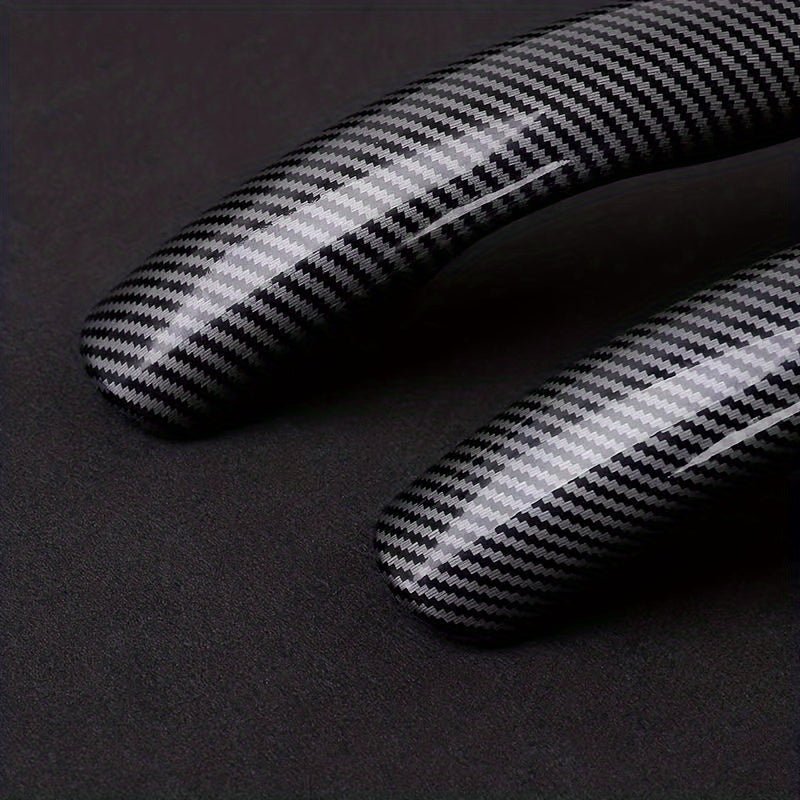 Upgrade Your Driving Experience With A Non - Slip Carbon Fiber Steering Wheel Cover! - Walmarkettt.com