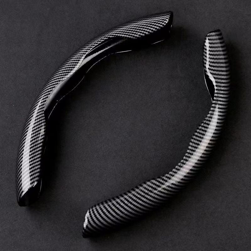 Upgrade Your Driving Experience With A Non - Slip Carbon Fiber Steering Wheel Cover! - Walmarkettt.com