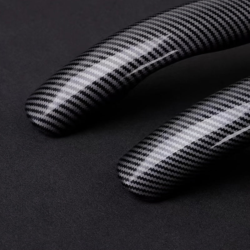 Upgrade Your Driving Experience With A Non - Slip Carbon Fiber Steering Wheel Cover! - Walmarkettt.com