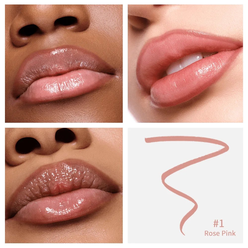 Waterproof Lip Liner Peel Off Tattoo Lipgloss Waterproof Long Lasting Matte Lip Tint Brown Contour Tear - off Lips Stain Cosmetic - Walmarkettt.com