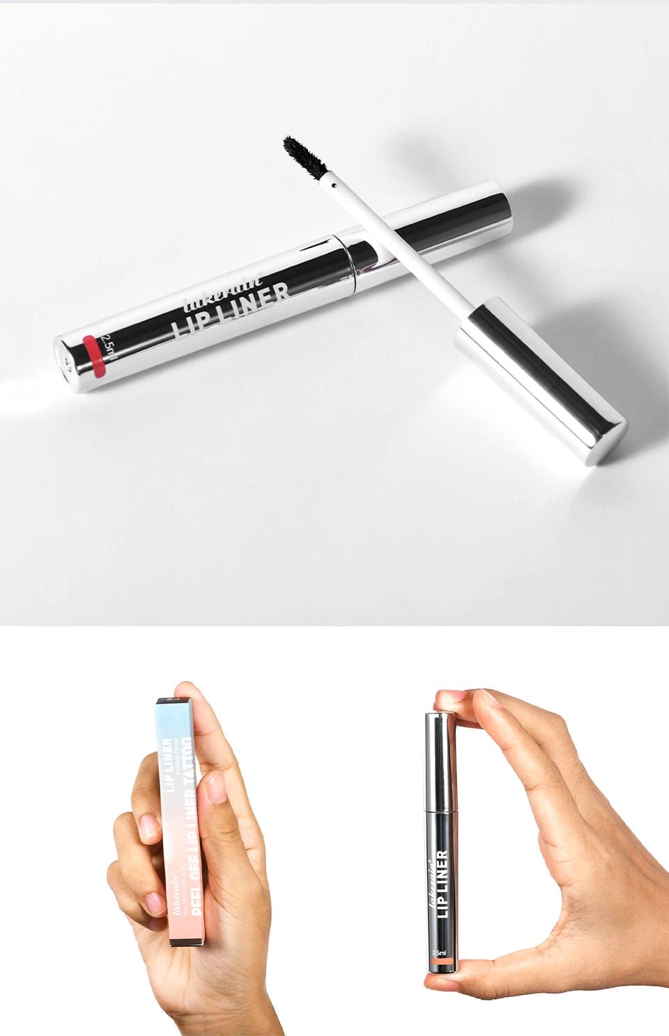 Waterproof Lip Liner Peel Off Tattoo Lipgloss Waterproof Long Lasting Matte Lip Tint Brown Contour Tear - off Lips Stain Cosmetic - Walmarkettt.com