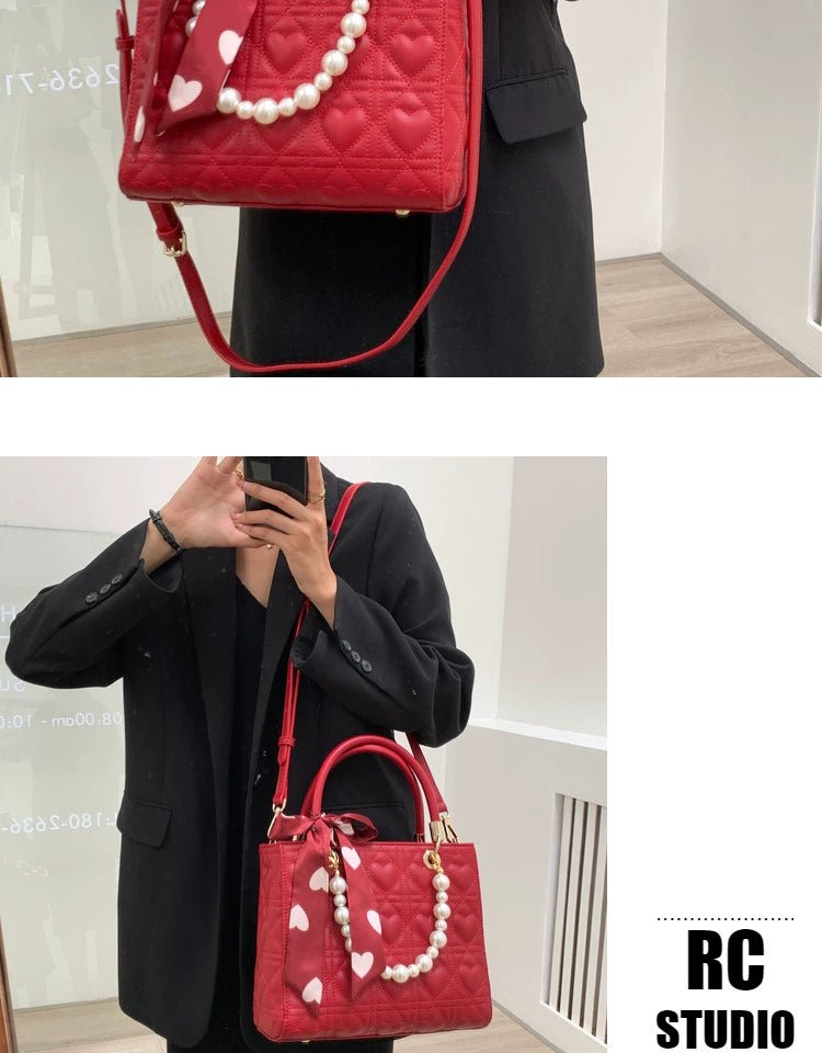 Wedding Red Fancy Daily Bridal Bag - Walmarkettt.com
