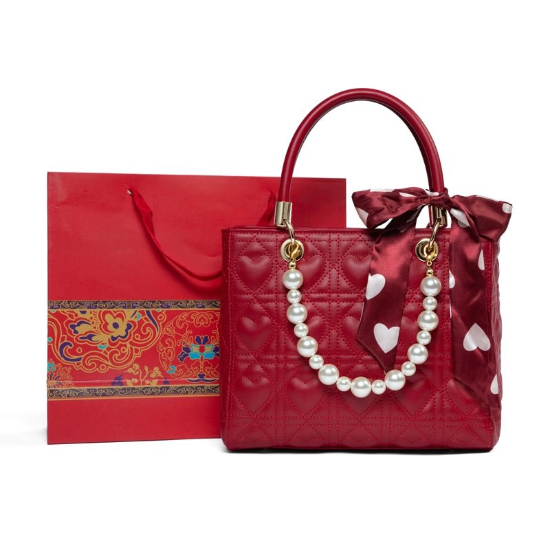 Wedding Red Fancy Daily Bridal Bag - Walmarkettt.com
