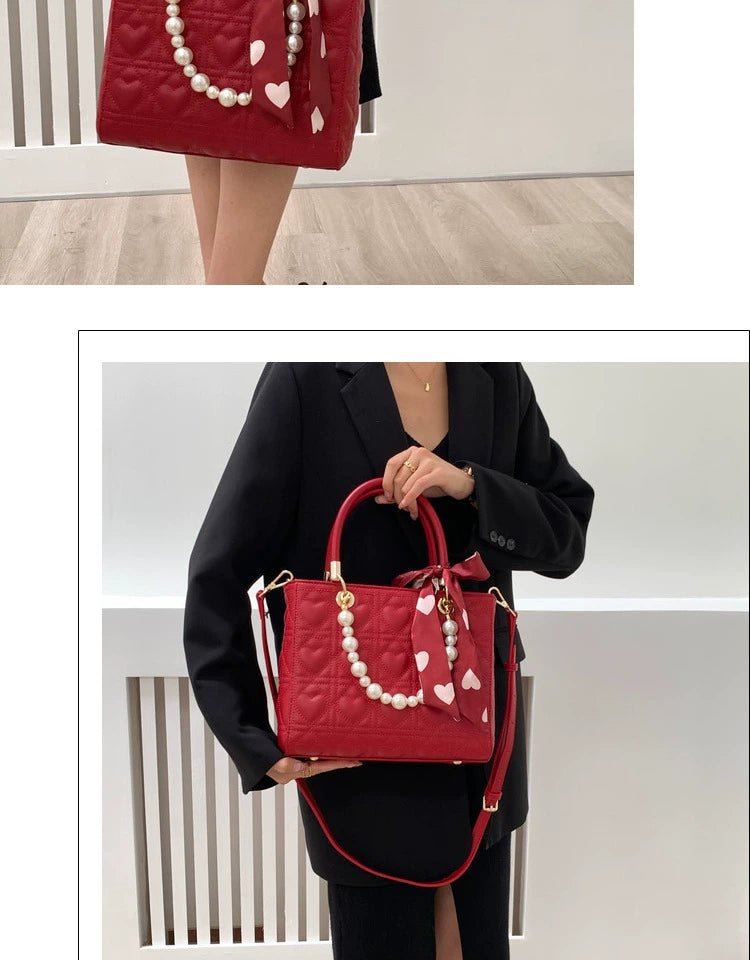 Wedding Red Fancy Daily Bridal Bag - Walmarkettt.com