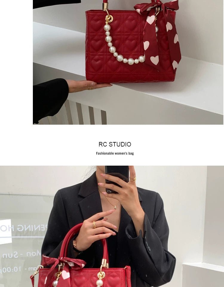 Wedding Red Fancy Daily Bridal Bag - Walmarkettt.com