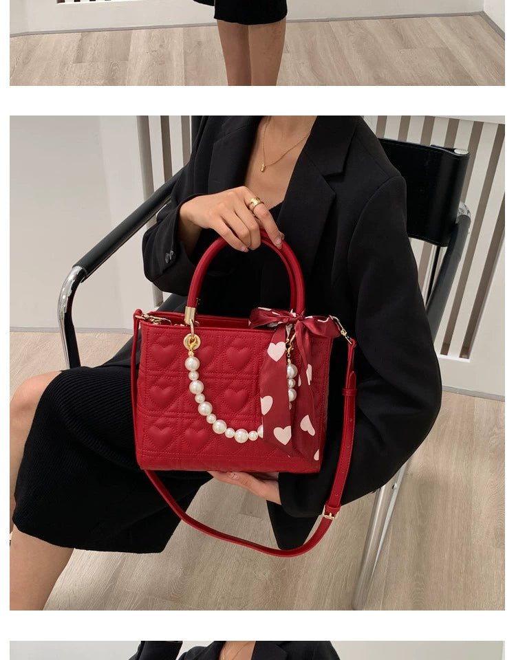 Wedding Red Fancy Daily Bridal Bag - Walmarkettt.com