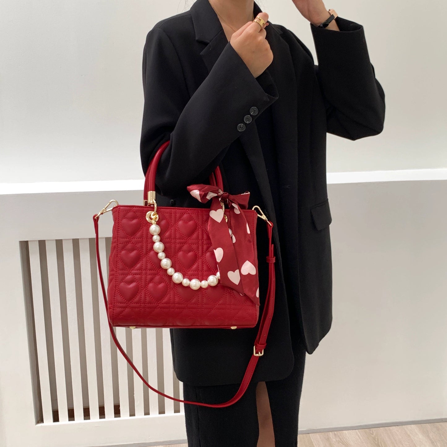 Wedding Red Fancy Daily Bridal Bag - Walmarkettt.com