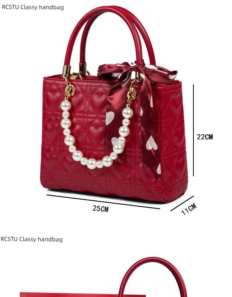 Wedding Red Fancy Daily Bridal Bag - Walmarkettt.com
