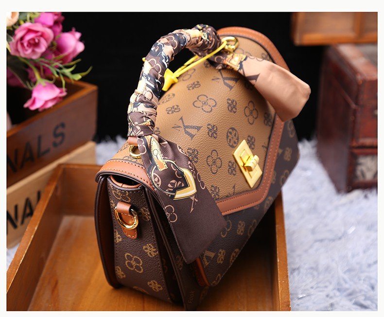 Women's Bag 2025 New Arrival Fashion Counter Genuine Goods Brand Genuine Leather Handbag Classy Easiest for Match Shoulder Messenger Bag - Walmarkettt.com