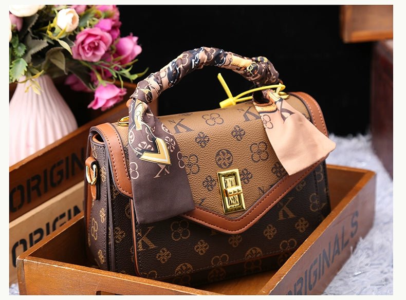 Women's Bag 2025 New Arrival Fashion Counter Genuine Goods Brand Genuine Leather Handbag Classy Easiest for Match Shoulder Messenger Bag - Walmarkettt.com