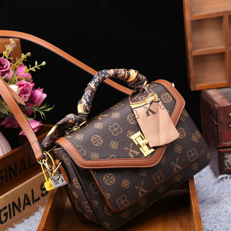 Women's Bag 2025 New Arrival Fashion Counter Genuine Goods Brand Genuine Leather Handbag Classy Easiest for Match Shoulder Messenger Bag - Walmarkettt.com