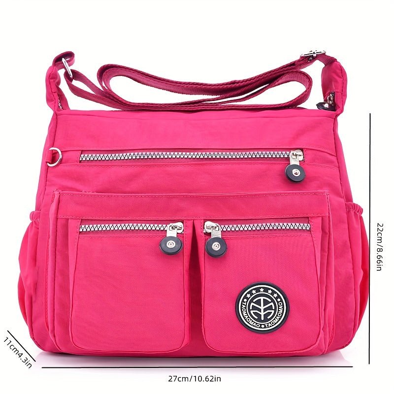 Women's Single Shoulder Crossbody Bag Lightweight Nylon Cloth Bag Casual Women's Bag - Walmarkettt.com