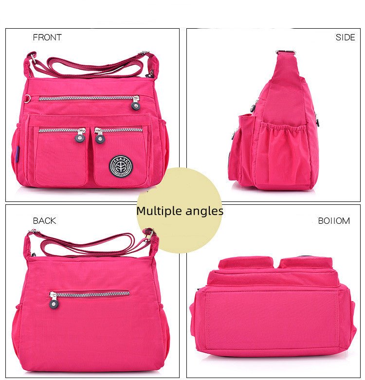 Women's Single Shoulder Crossbody Bag Lightweight Nylon Cloth Bag Casual Women's Bag - Walmarkettt.com