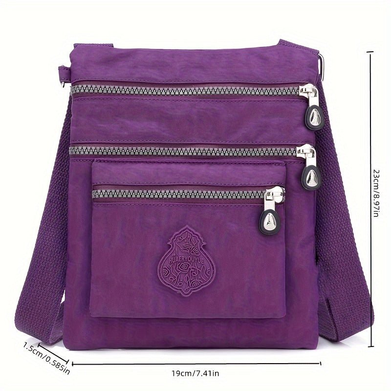Women's Small Bag Casual Lightweight Travel Close - Fitting Coin Purse Crossbody Nylon Cloth Small Bag - Walmarkettt.com