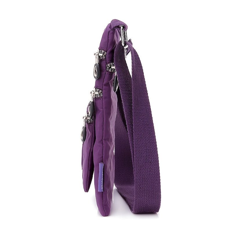 Women's Small Bag Casual Lightweight Travel Close - Fitting Coin Purse Crossbody Nylon Cloth Small Bag - Walmarkettt.com