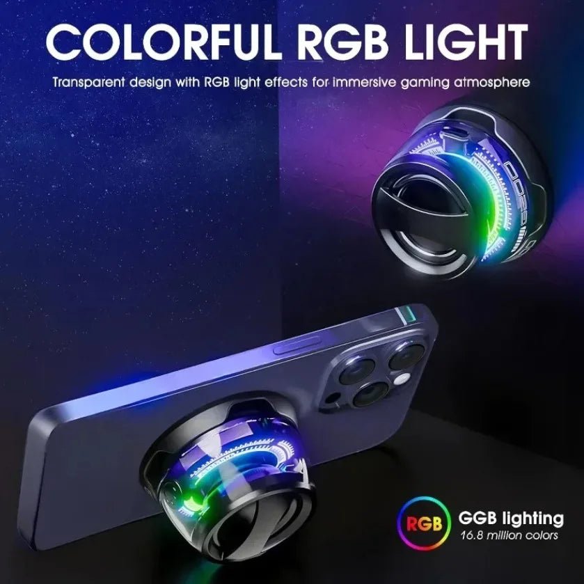 XIKCU Portable Mini Travel Stereo Outdoor Magnetic Bluetooth Speaker Wireless with RGB Color Light and Phone Holder for ios - Walmarkettt.com