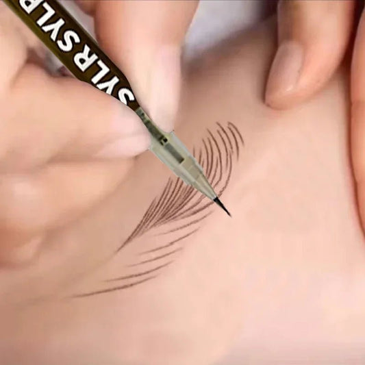 0.008mm Ultra Fine Eyebrow Pen Long Last Smudge Proof Waterproof Sweat - Proof High Pigmented Easy Applying Liquid Eye Brow Pencil - Walmarkettt.com