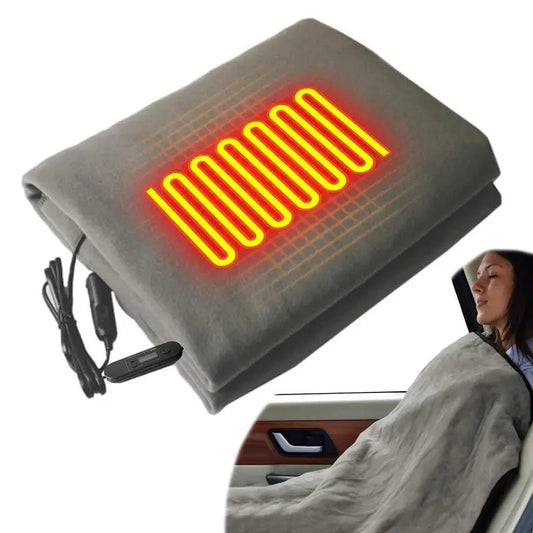 12V Blanket USB Electric Heated Blanket Car Office Use Warm Blanket Winter Removable Washing Quick Warmer Heated Warming Carpet - Walmarkettt.com