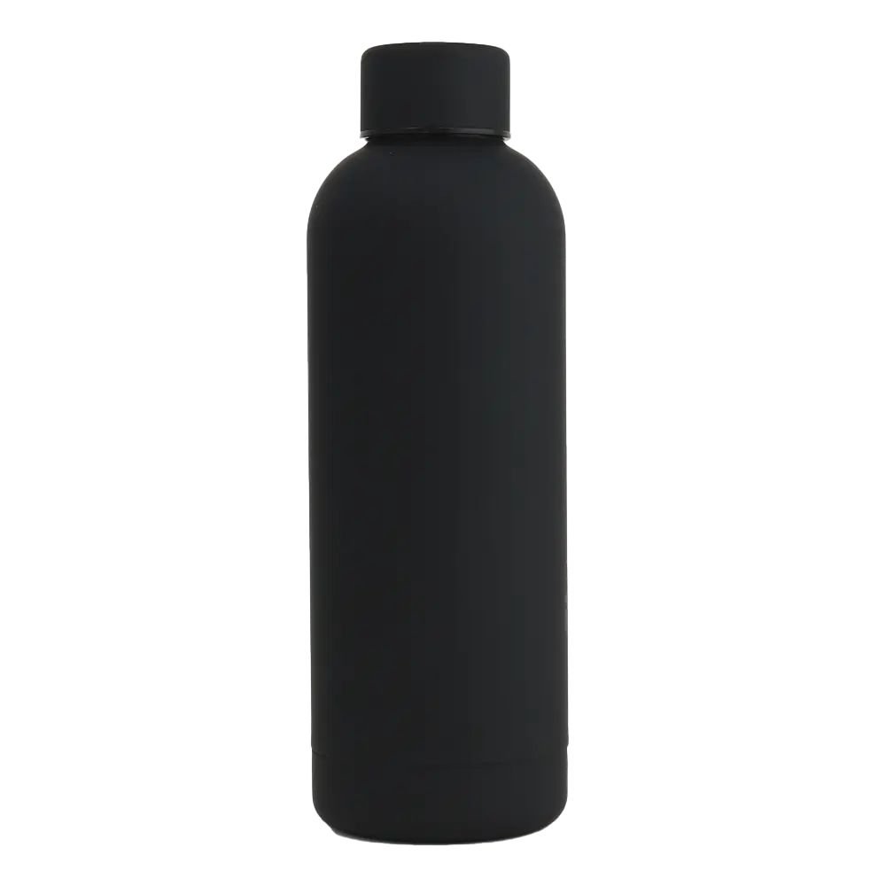 17oz Rubber Vacuum Insulated Stainless Steel Water Bottle - Walmarkettt.com