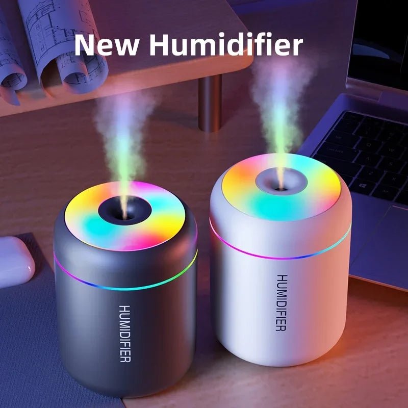 180ML Mini Air Humidifier USB Electric Aroma Diffuser Essential Oil Purifier Aromatherapy Mist Maker Lights For Car Home Bedroom - Walmarkettt.com