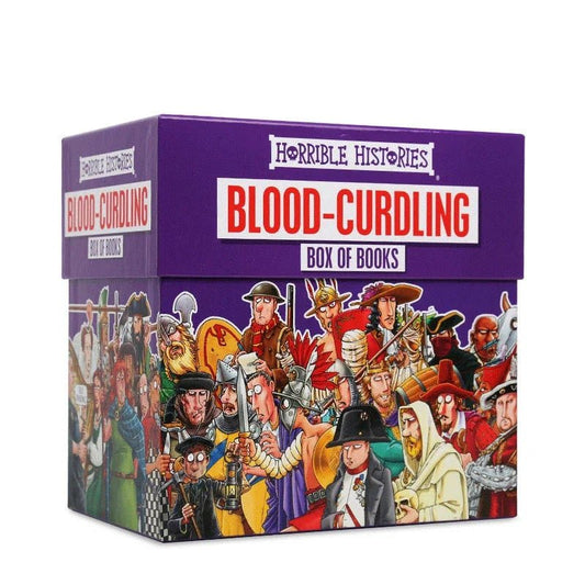 20 BOOKS Horrible Histories Blood Curdling Box of Books Collection Original English Reading Children's Books - Walmarkettt.com
