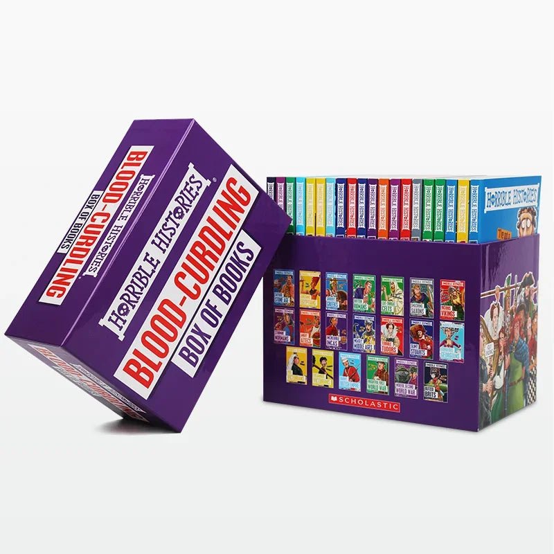 20 BOOKS Horrible Histories Blood Curdling Box of Books Collection Original English Reading Children's Books - Walmarkettt.com