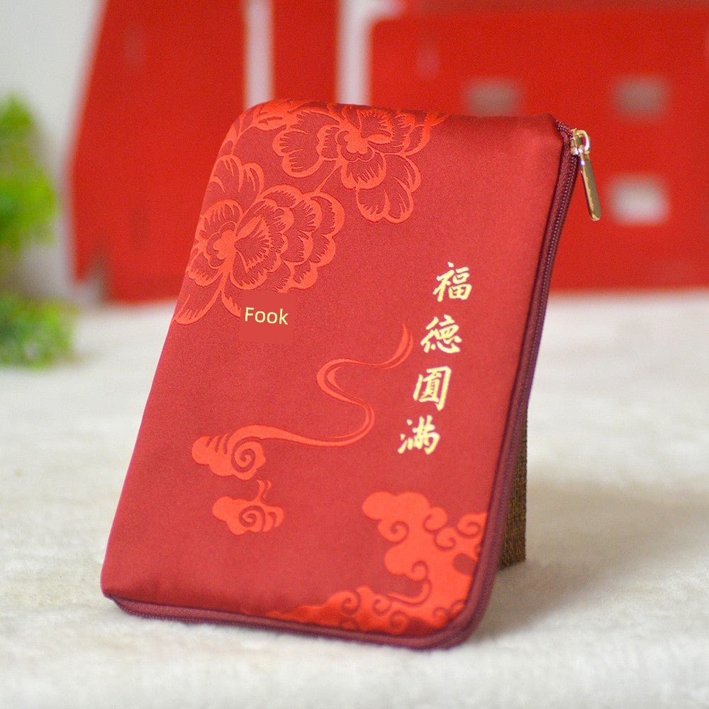 2024 Women's Medium Mobile Phone Bag Chinese Coin Purse Women's Clutch Bag Zipper Coin Bag Card Holder Short - Walmarkettt.com