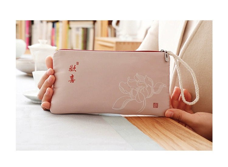 2024 Women's Medium Mobile Phone Bag Chinese Coin Purse Women's Clutch Bag Zipper Coin Bag Card Holder Short - Walmarkettt.com