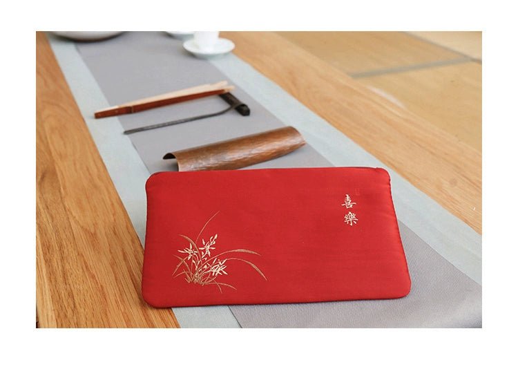2024 Women's Medium Mobile Phone Bag Chinese Coin Purse Women's Clutch Bag Zipper Coin Bag Card Holder Short - Walmarkettt.com