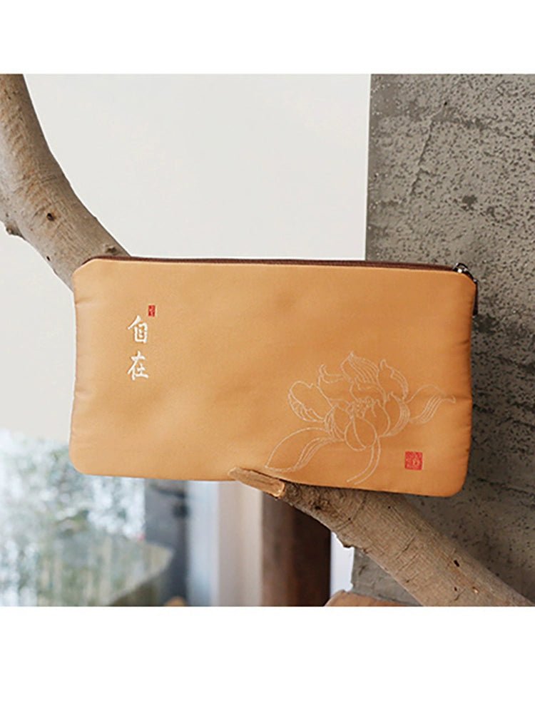 2024 Women's Medium Mobile Phone Bag Chinese Coin Purse Women's Clutch Bag Zipper Coin Bag Card Holder Short - Walmarkettt.com