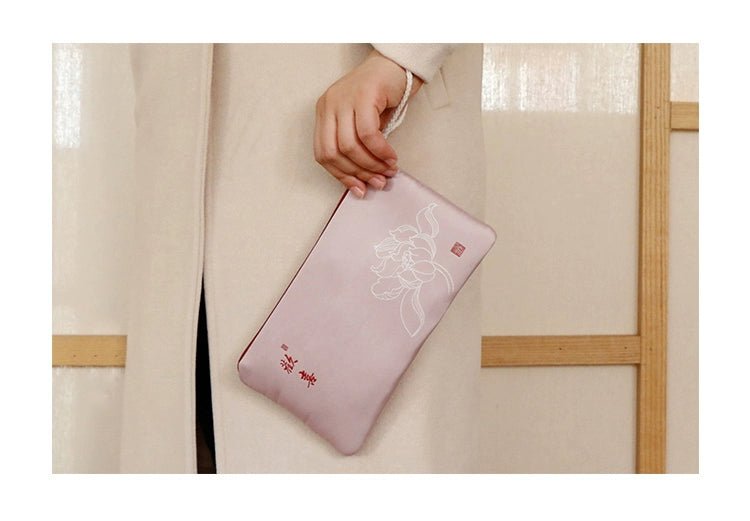 2024 Women's Medium Mobile Phone Bag Chinese Coin Purse Women's Clutch Bag Zipper Coin Bag Card Holder Short - Walmarkettt.com