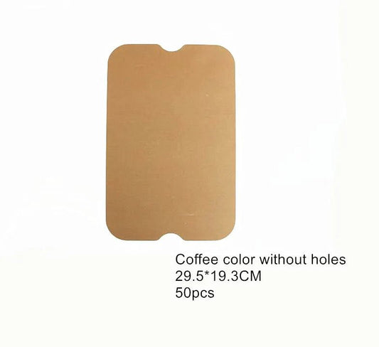 50pcs High - Temperature Resistant PTFE Air Fryer Mat, Thickened Food - Grade Non - Stick Air Fryer Mat, Air Fryer Paper Baking Mat - Walmarkettt.com