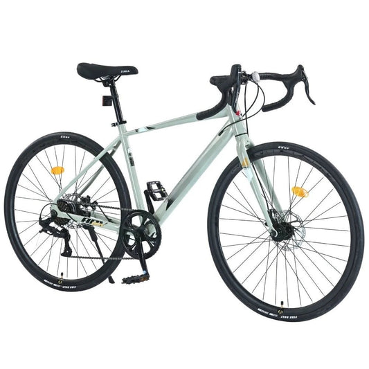 700c 7 Speed, Aluminum Frame Bike, City Commuter Bicycle,Green - Walmarkettt.com