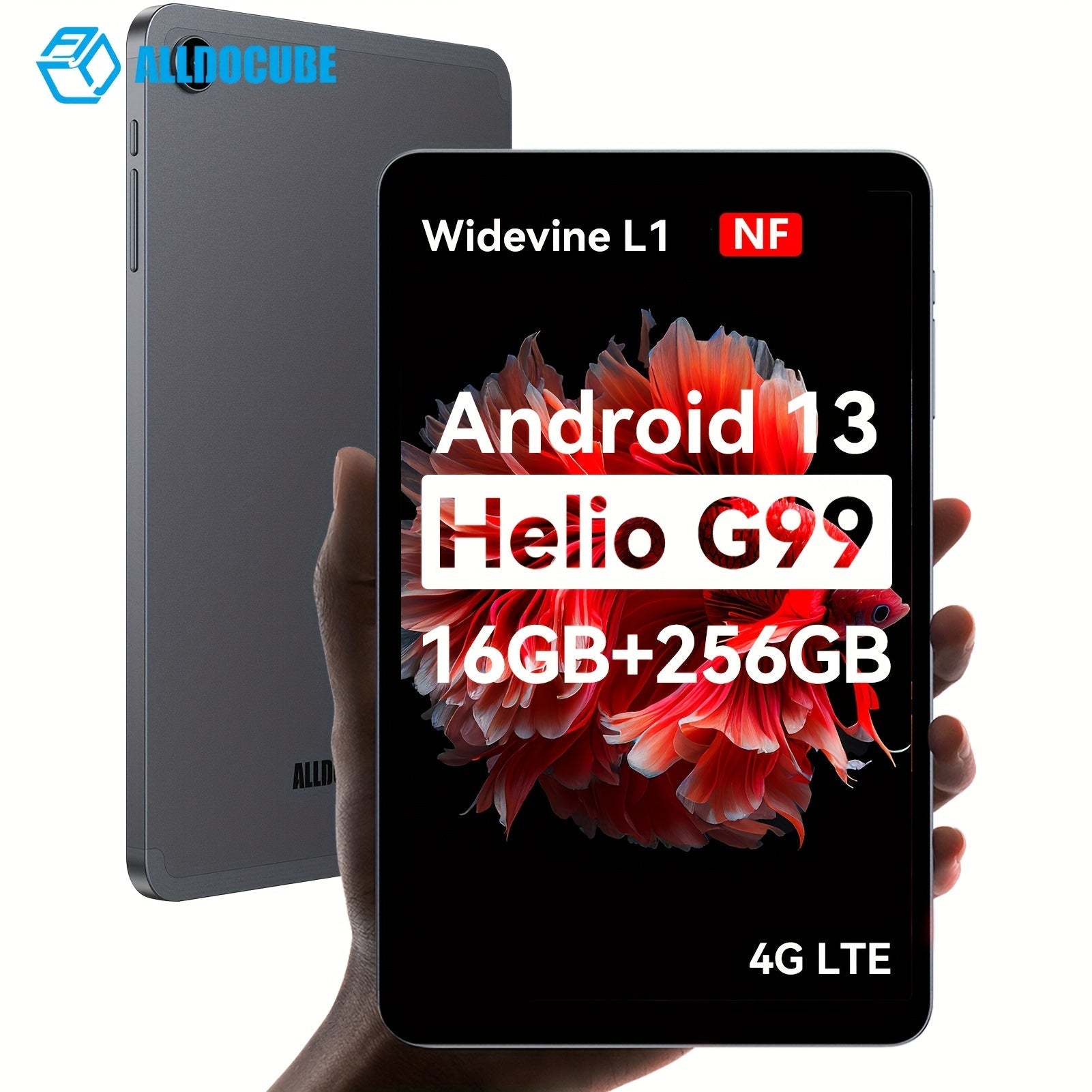 8.4 Inch Tablet 16 (8+8)+256GB Helio G99 For Android 13 With Widevine L1 NF By ALLDOCUBE, IPlay50 Mini Pro NF, FHD+ 1920×1200 Incell IPS, For Android13 Pad, ROM 512GB Expandable, 5MP/13MP 4G LTE/5G WiFi/Wireless 5.2, GMS/GPS - Walmarkettt.com