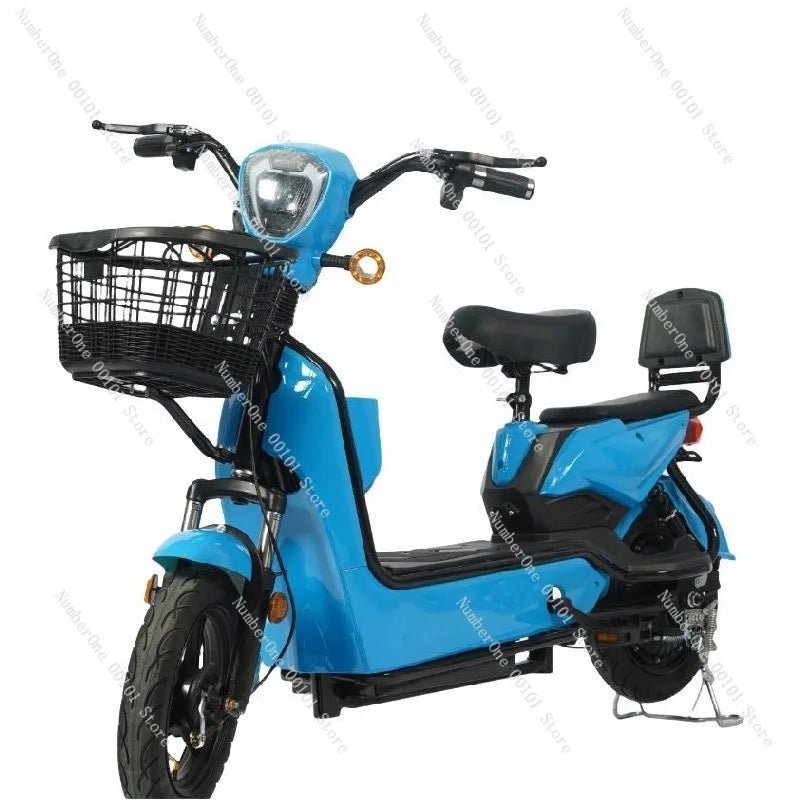 Adult Electric Bicycle, Two - Wheeled Electric Bike, Powerful Motor, Long - Range Battery, Eco - Friendly Transportation - Walmarkettt.com