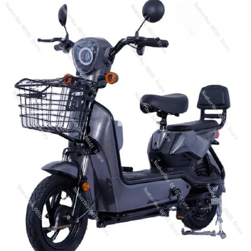 Adult Electric Bicycle, Two - Wheeled Electric Bike, Powerful Motor, Long - Range Battery, Eco - Friendly Transportation - Walmarkettt.com