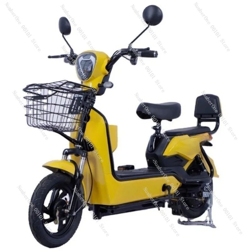 Adult Electric Bicycle, Two - Wheeled Electric Bike, Powerful Motor, Long - Range Battery, Eco - Friendly Transportation - Walmarkettt.com