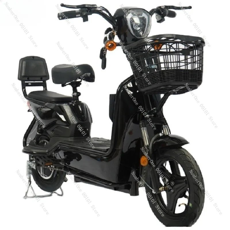 Adult Electric Bicycle, Two - Wheeled Electric Bike, Powerful Motor, Long - Range Battery, Eco - Friendly Transportation - Walmarkettt.com