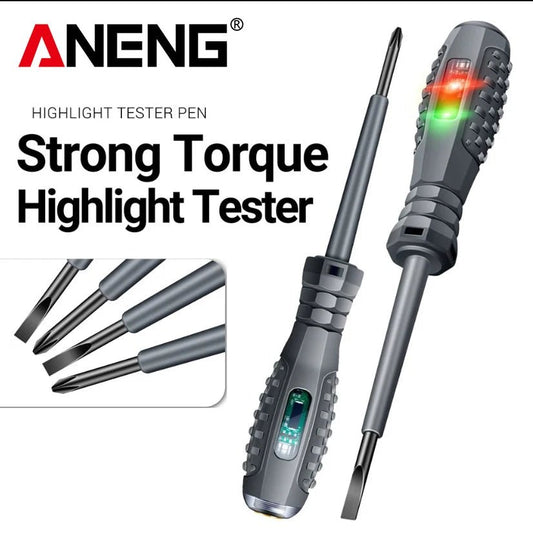 ANENG B05 Word/cross Strong Torque Highlight Screwdriver Meter Sensor Tester Pen Zero Live Detector with Indicator Electric Tool - Walmarkettt.com