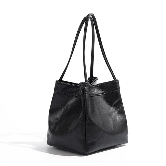 Bag For Women's New Trendy Fashion Multi - purpose Casual Small Square Bag Bucket Bag Niche Simple Shoulder Bag Handbag - Walmarkettt.com