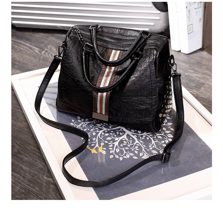 Bag Women 2024 New Fashionable Korean Style Versatile Fashion Women Shoulder Messenger Bag Simple Large Capacity Women Handbag - Walmarkettt.com