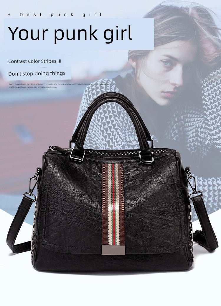Bag Women 2024 New Fashionable Korean Style Versatile Fashion Women Shoulder Messenger Bag Simple Large Capacity Women Handbag - Walmarkettt.com