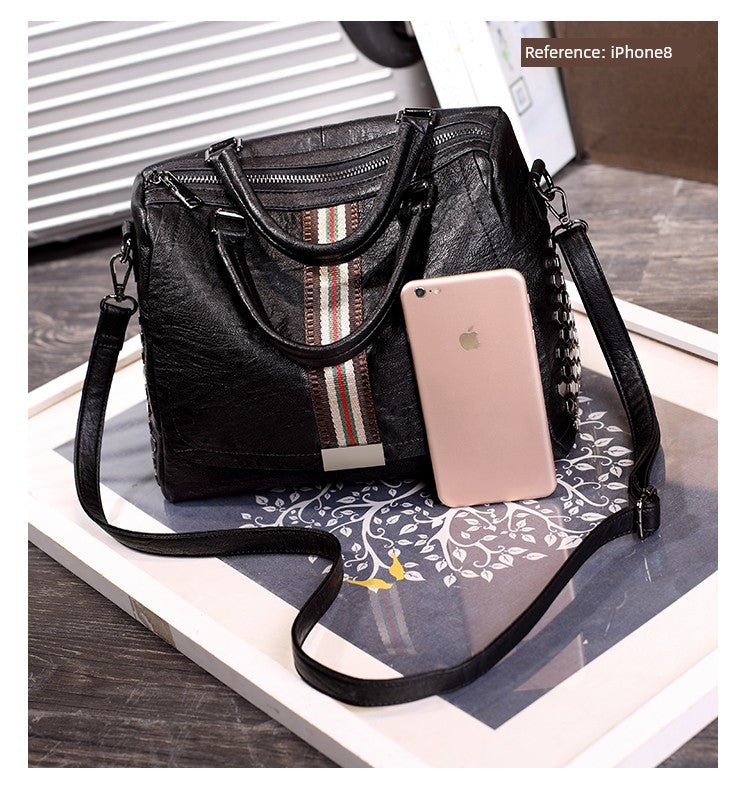 Bag Women 2024 New Fashionable Korean Style Versatile Fashion Women Shoulder Messenger Bag Simple Large Capacity Women Handbag - Walmarkettt.com