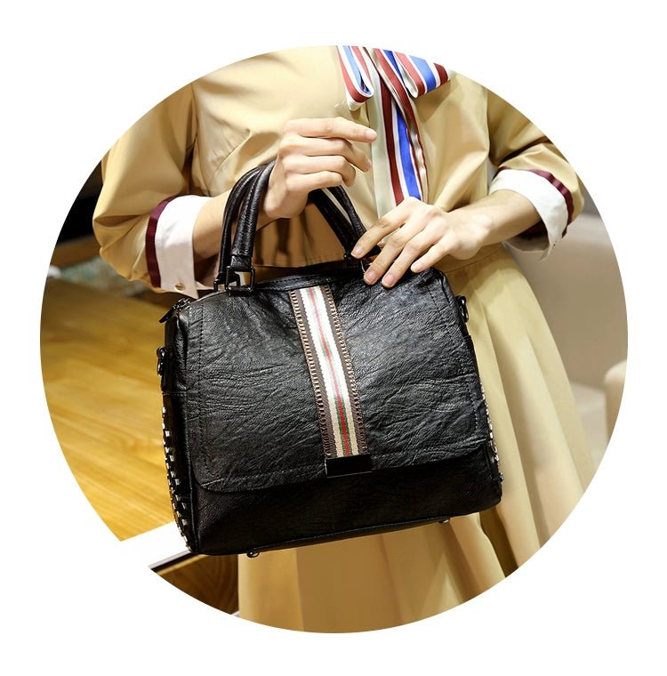 Bag Women 2024 New Fashionable Korean Style Versatile Fashion Women Shoulder Messenger Bag Simple Large Capacity Women Handbag - Walmarkettt.com