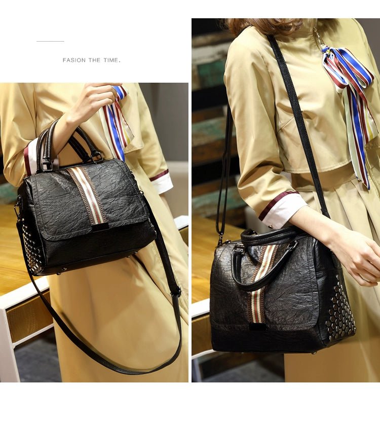 Bag Women 2024 New Fashionable Korean Style Versatile Fashion Women Shoulder Messenger Bag Simple Large Capacity Women Handbag - Walmarkettt.com