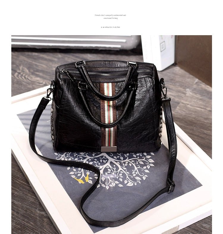Bag Women 2024 New Fashionable Korean Style Versatile Fashion Women Shoulder Messenger Bag Simple Large Capacity Women Handbag - Walmarkettt.com