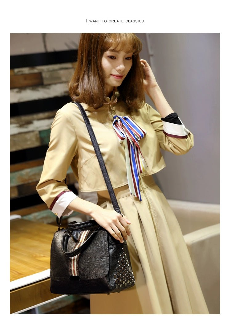 Bag Women 2024 New Fashionable Korean Style Versatile Fashion Women Shoulder Messenger Bag Simple Large Capacity Women Handbag - Walmarkettt.com